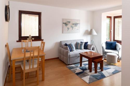 Χώρος καθιστικού στο Executive Apartment By Inverkeithing Train Station