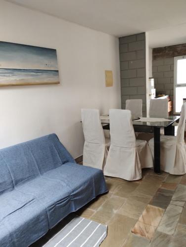 Ruang duduk di Apartamento Barranco del Plata