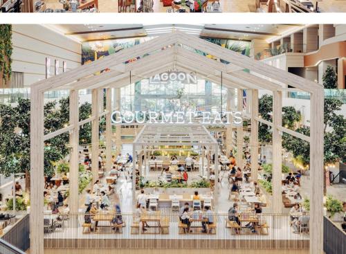 a rendering of a restaurant inside a shopping mall at N Condominium in Ban Bang Khen (1)