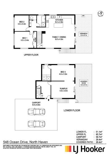 a floor plan of a house at Absolute Waterfront in North Haven