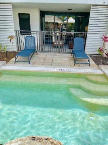 Lagoon Swimout Absolute Pool Front - Slice of Paradise - Sea Temple Pt Douglasの敷地内または近くにあるプール