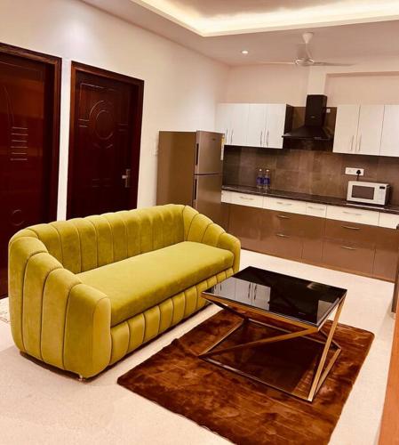 Kuchyň nebo kuchyňský kout v ubytování Olive Premium Apartment!