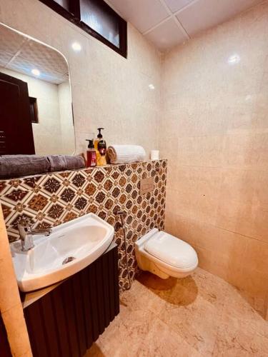 Koupelna v ubytování Olive Premium Apartment!