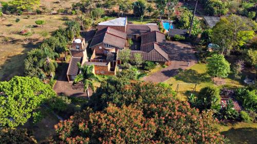 an aerial view of a house at ilanda Guest House in White River