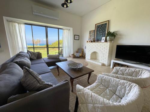 Posezení v ubytování Beach Front Villa