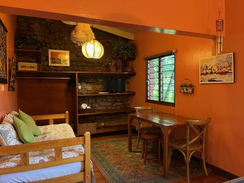 Ruang duduk di Lake View Studios