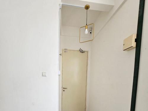 a bathroom with a shower in a room at Home at Indera Mahkota Kuantan Unifi 100mb+ TV BOX in Kuantan