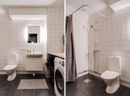 Ένα μπάνιο στο Modern apartment in city center