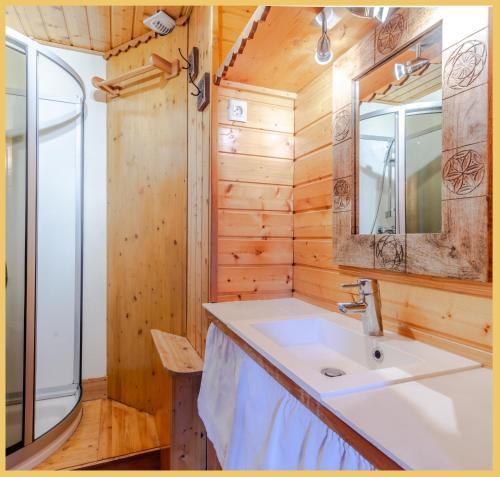 Et badeværelse på Le Lodge des Aulps