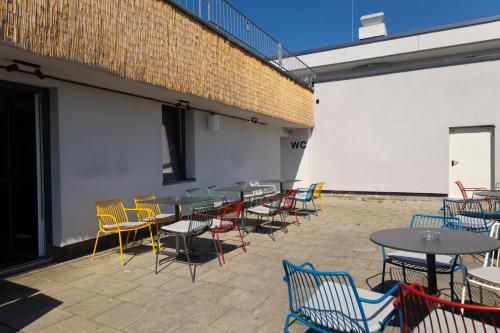 Balkón nebo terasa v ubytování a&o München Hackerbrücke