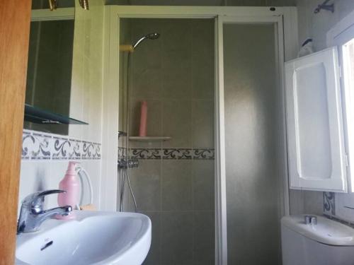 Koupelna v ubytování Casa Diafa