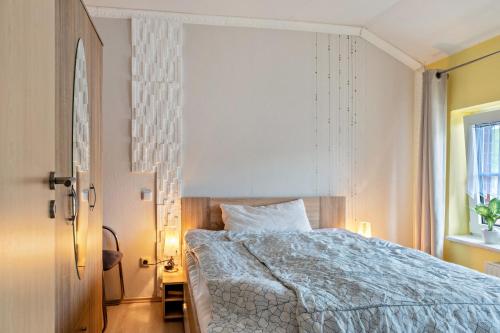 Postel nebo postele na pokoji v ubytování Günthers Friesenstube