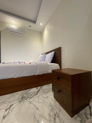 Cama o camas de una habitación en Unique Pyramids View INN
