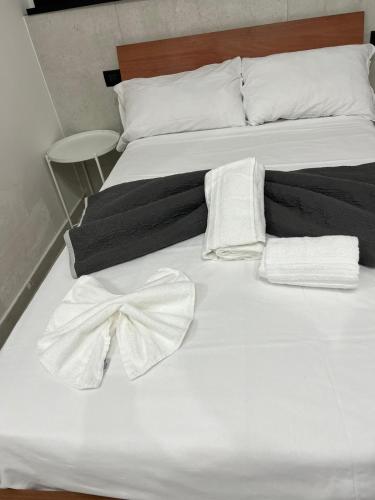 ホテル バルバートにあるベッド