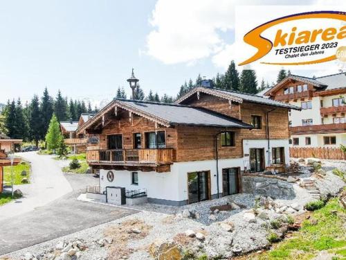 a house in the middle of a mountain at Chalet in Königsleiten near Ski Lift Zillertal in Königsleiten