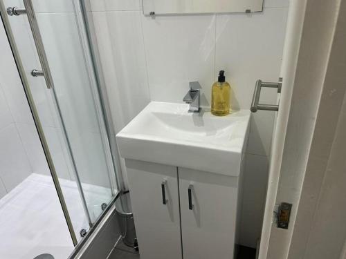 Salle de bains dans l'établissement Modern 1 bed flat in the heart of Hackney