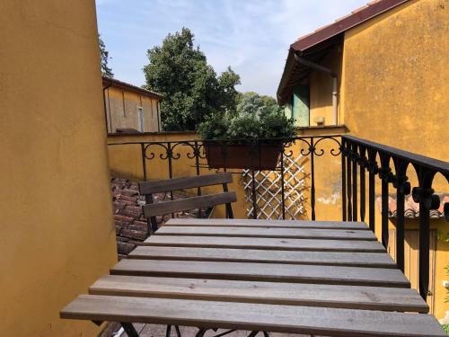 Balkón nebo terasa v ubytování L'Antico Podere