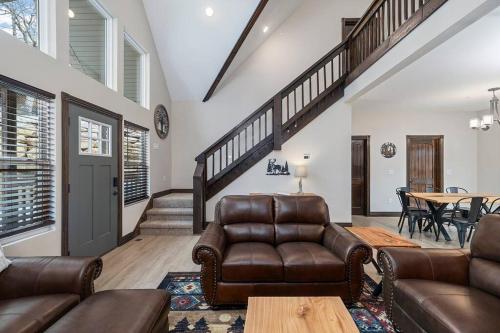 Un lugar para sentarse en Rock and Timber Lodge