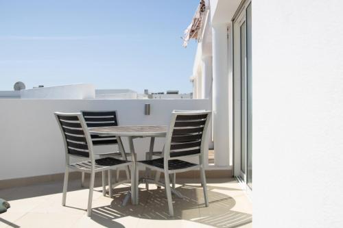Balkoni atau teres di Happy Tavira Apartments - Apartamento Cabanas Sky no Resort Golden Club Cabanas