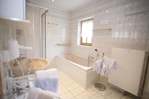 Koupelna v ubytování Ferienhaus Maxi