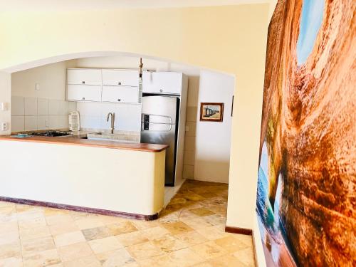 A cozinha ou cozinha compacta de Villa do Nino