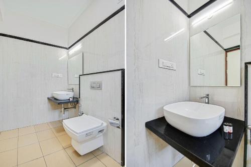Ένα μπάνιο στο Super Hotel O Resida Elite Service Apartments Near Manipal hospital
