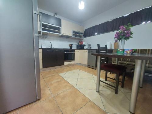 Kuchyň nebo kuchyňský kout v ubytování Morrison Apartments