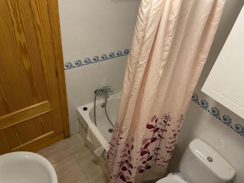 Et badeværelse på Apartment in Mazarrón near La Isla Beach