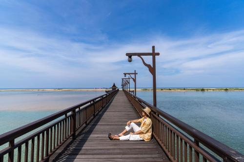 Landskap semula jadi dekat dengan resort