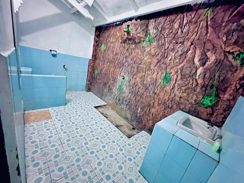 Ванная комната в Creative Bungalow Beach Front