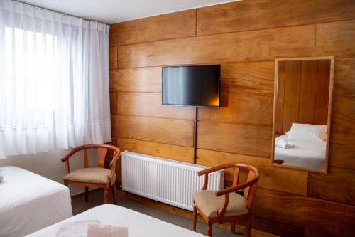 Postel nebo postele na pokoji v ubytování Hotel Germania
