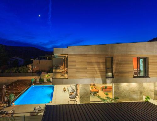 Modern villa with private pool near the sea