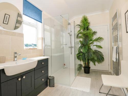 Et badeværelse på Apple Tree House