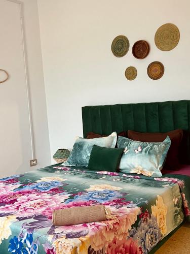 Ένα ή περισσότερα κρεβάτια σε δωμάτιο στο Appartement Vue de Mer Pied dans l'eau