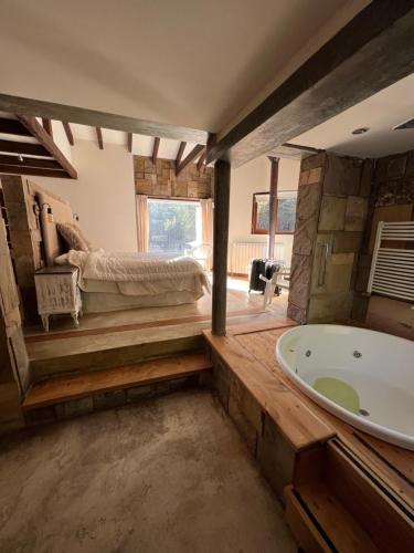 Phòng tắm tại Hermosa Casa en Bosque De Pinos Trevelin!
