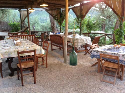 Un restaurant sau alt loc unde se poate mânca la Agriturismo L'Olivara