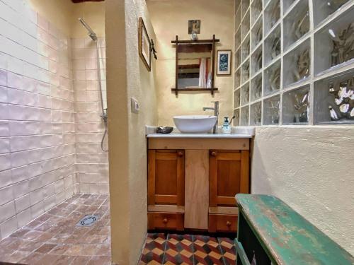 Η κουζίνα ή μικρή κουζίνα στο Cozy Studio en Casa con Encanto