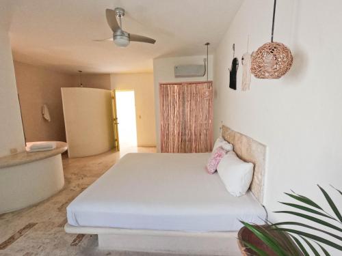Postel nebo postele na pokoji v ubytování Rustik-inn Rooms