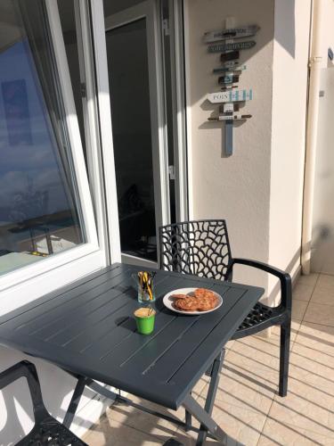 Balkón nebo terasa v ubytování T2 Vue MER COSY HORIZON PLAGE