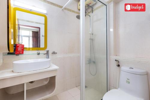 Phòng tắm tại Nguyên Khang Hotel