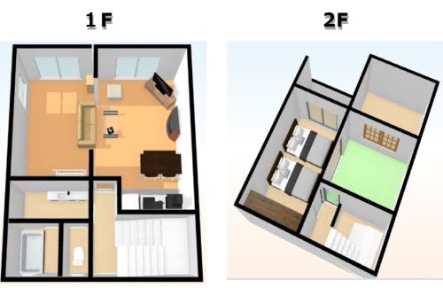 The floor plan of Cottage Hotel Fenice Hakuba