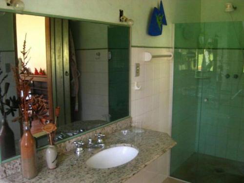 Koupelna v ubytování Casa do Sóter Lapinha da Serra