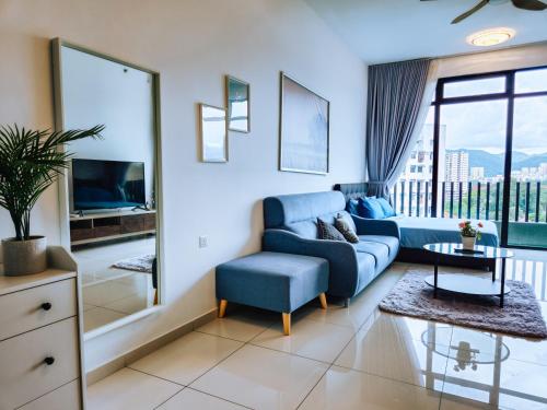 Χώρος καθιστικού στο Beacon Executive Suite by NGN - Georgetown Penang