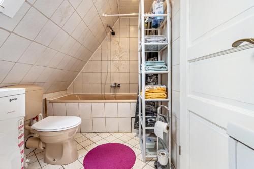 Koupelna v ubytování Ferienwohnung Jesteburg
