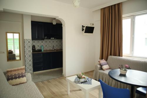 Posezení v ubytování SARAY APART OTEL