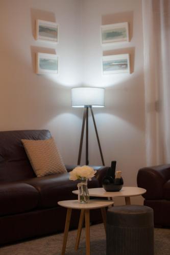 Χώρος καθιστικού στο City Nest apartment