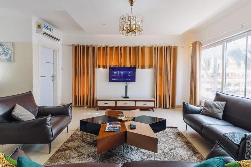 Χώρος καθιστικού στο The Avery Apartments, Dzorwulu