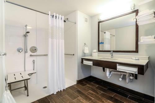Un baño de Hampton Inn Brighton Mi