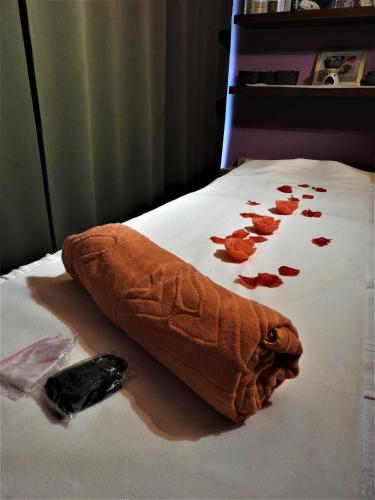 Uma cama ou camas num quarto em Yes Hotel Touring & SPA