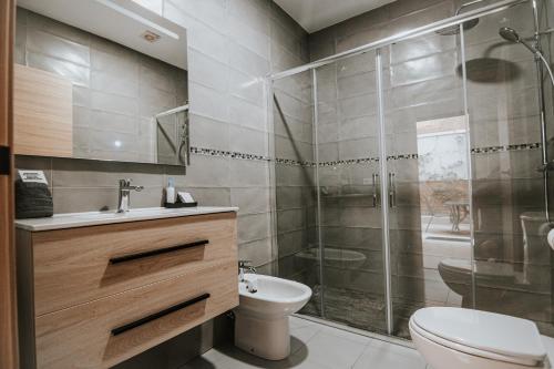 Koupelna v ubytování Apartamentos Turaca